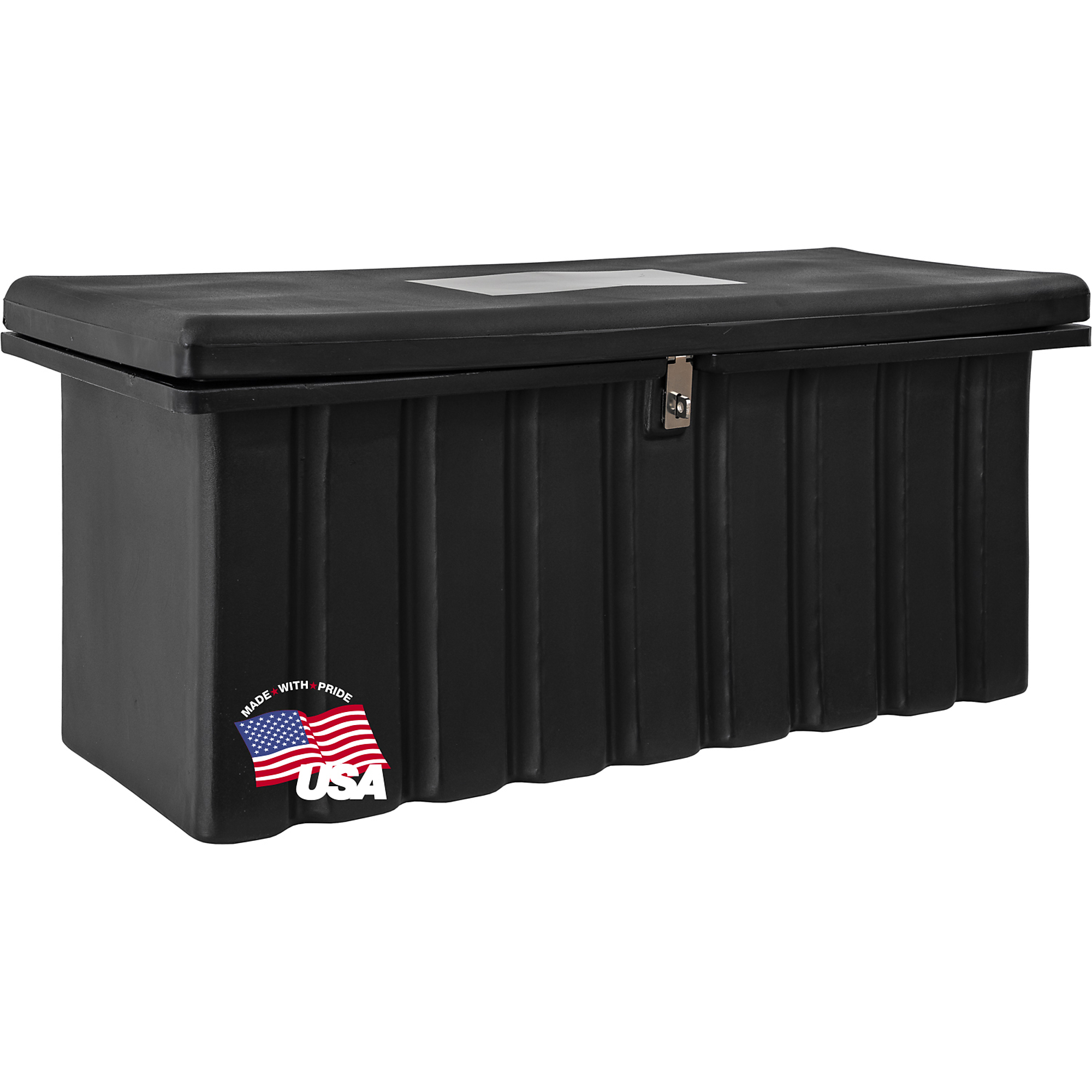 Buyers Products, 22.5x19.5/18.75x51/47in. Black Poly Multipurpose Chest, Width 51 in, Material Polyurethane, Color Finish Textured Matte Black, Model# 1712250